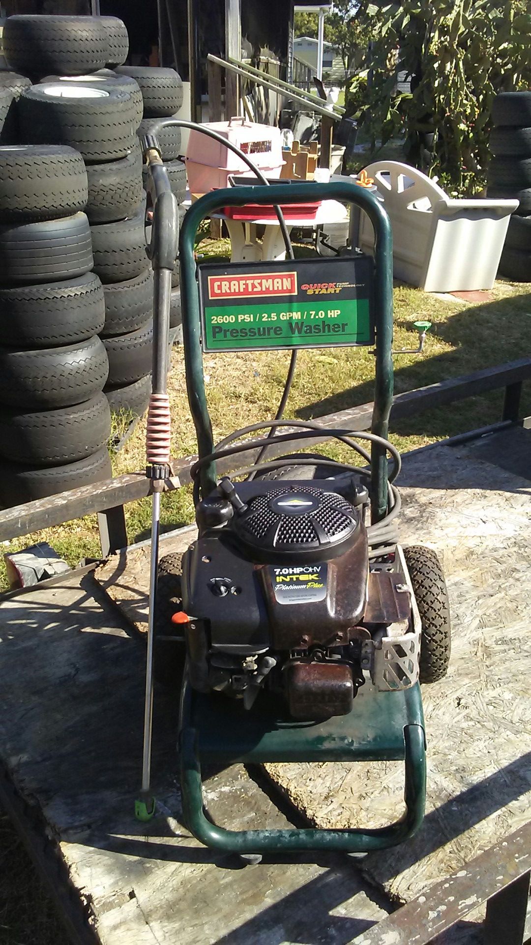 Craftsman 2600 psi pressure washer quick start 7.0 horsepower