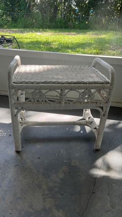 Small wicker table