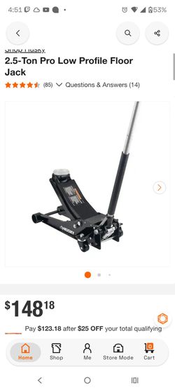 Floor jack 2 -1/2 tons