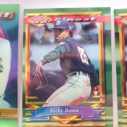 250 ASSORTED TOPPS FINEST BASEBALL CARDS 