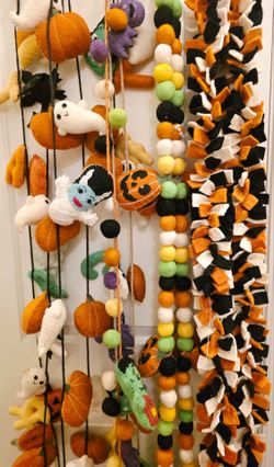 Halloween Felt Garland