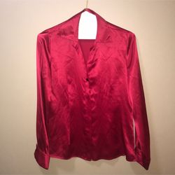 Jones New York Collection silk blouse size 10