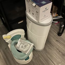 Toliet And Diaper Pail