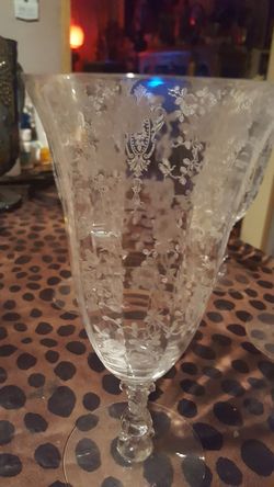 Cambridge rose point tumblers