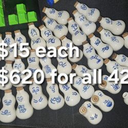 Ceramic Figural Bottles/Soy Sauce Containers