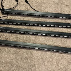 Four Oppsk led uvbar Black lights  With Mounts 