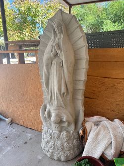 Virgin Mary Cement Statue For Sale !