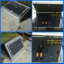 Portable solar powered generator
