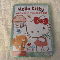 Hello Kitty Magnetic Tin Play Set
