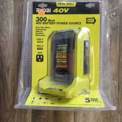 RYOBI RYi300BG 300-Watt Powered Inverter for 40-Volt Battery (BRAND NEW FACTORY SEALED)