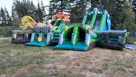 Obstacle bounce house for sale