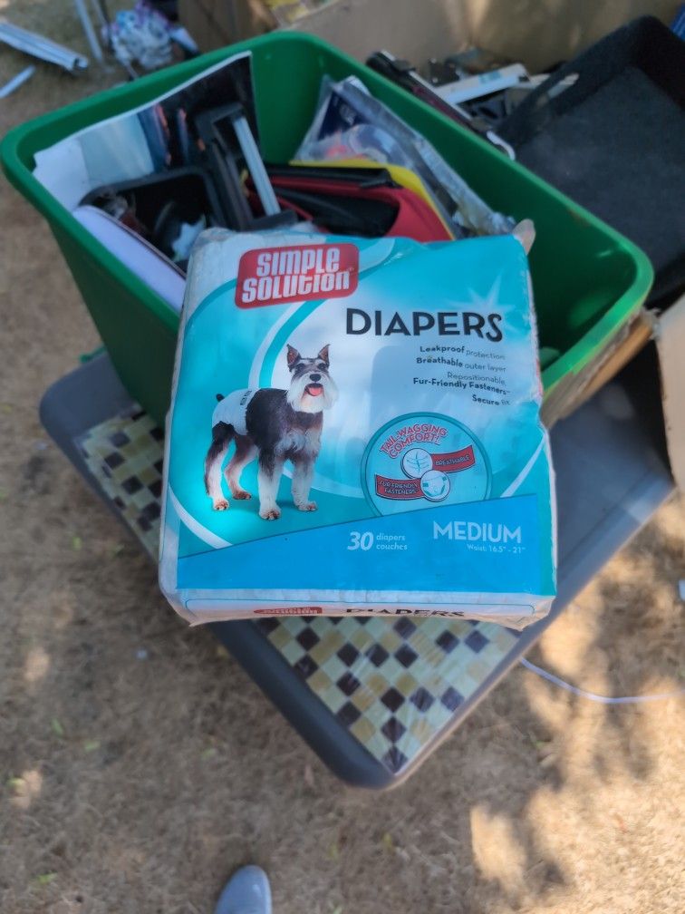 Simple Solution Diapers Medium Size For Dogs