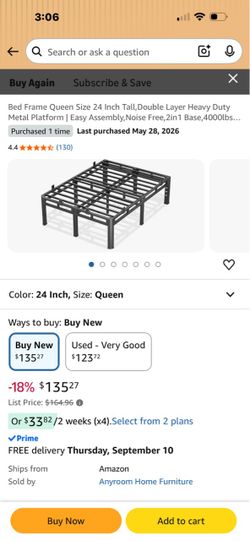 Queen Bed Frame