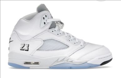 Jordan 5 white metallic