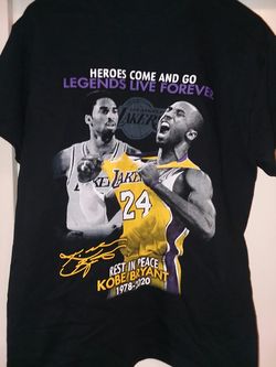 KOBE BRYANT T-SHIRTS ALL SIZES