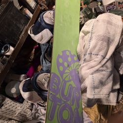 141" Burton Snowboard Boots And Bindings