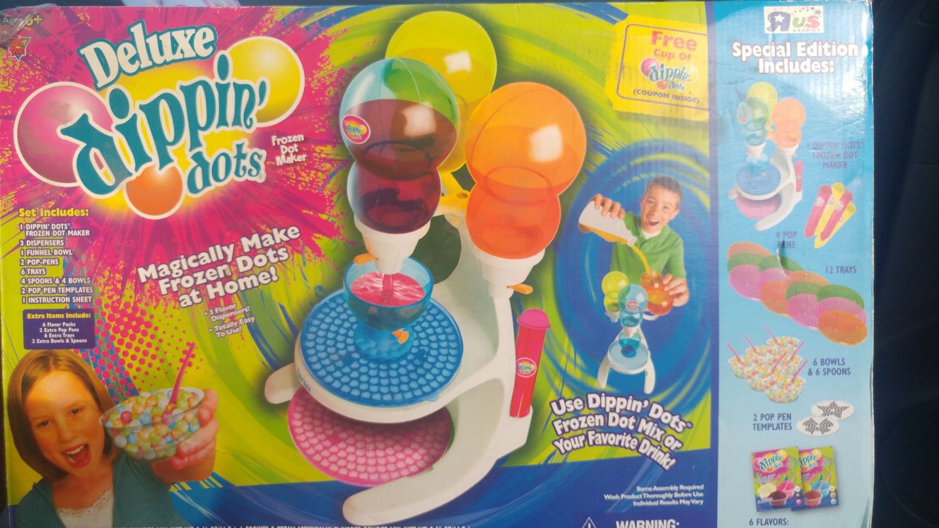  Dippin Dots Frozen Dot Maker, Includes maker, 6 trays