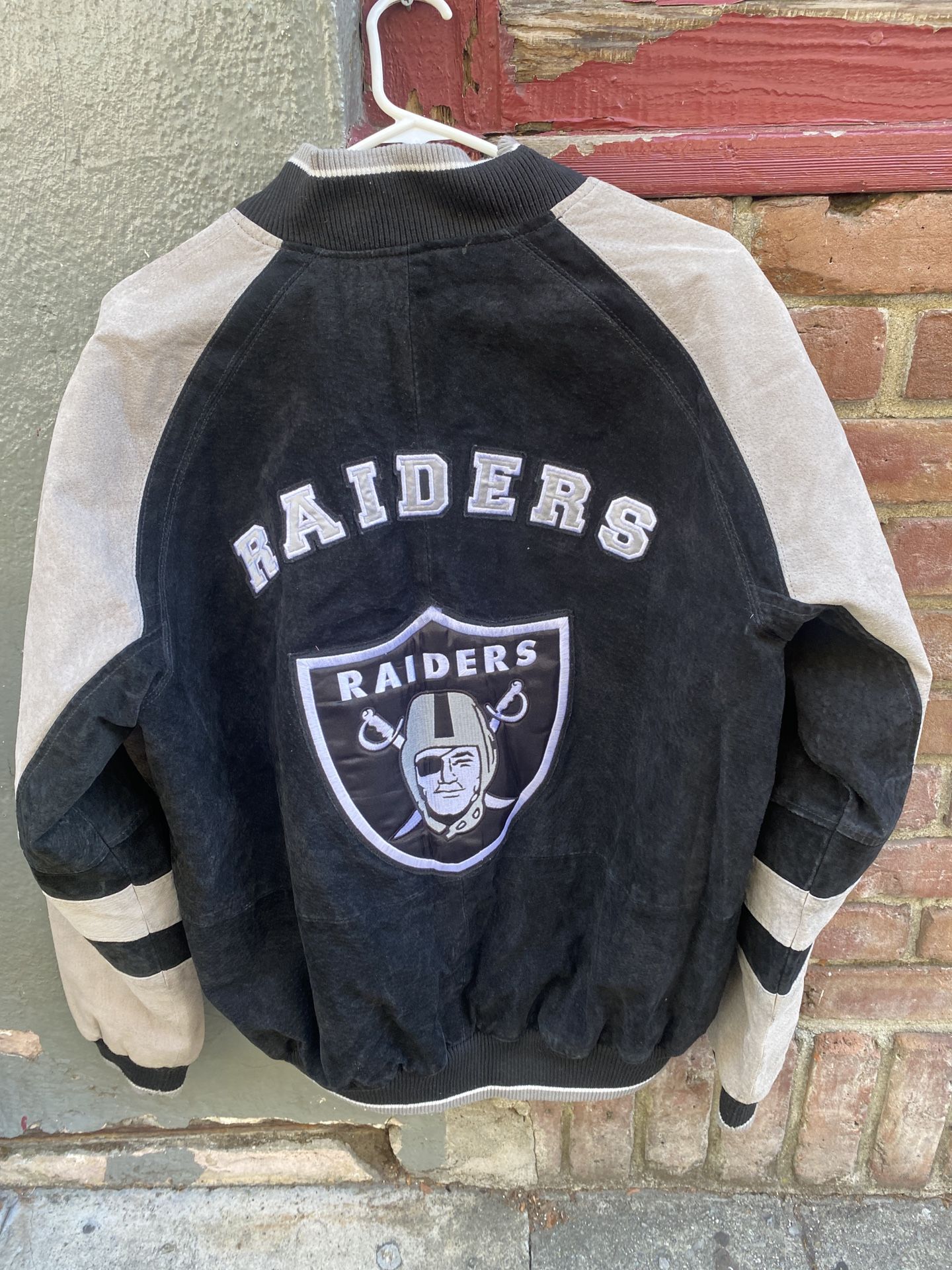 Raiders Jacket & other items In Mecha Market Section At Mantiques In Fremont Niles Ca.   All priced individually and to sell.   37671 niles blvd Fremo