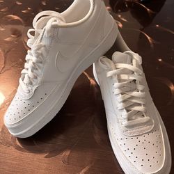 Male White uptown sneaker