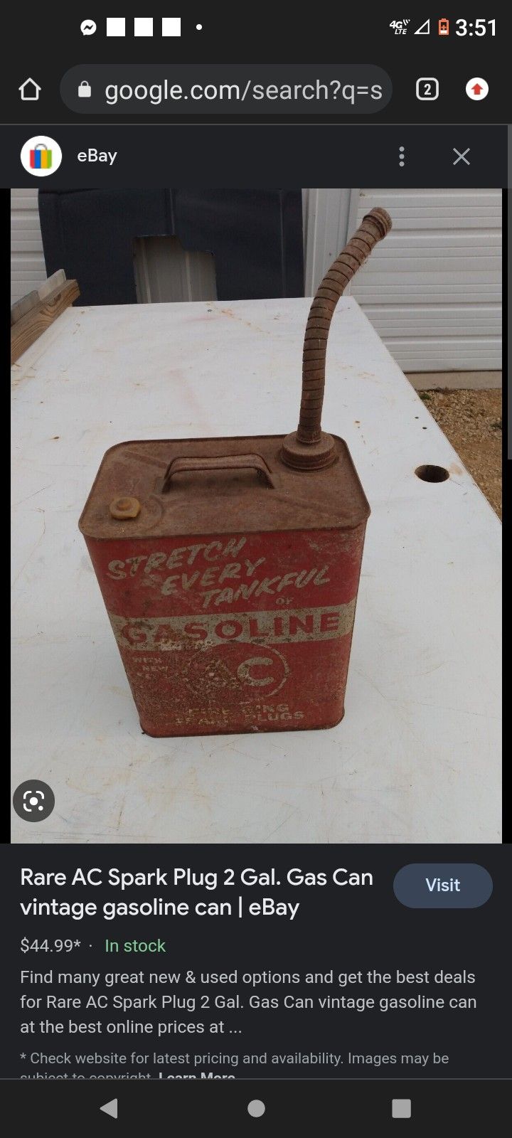 Vintage Gas Can