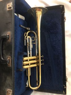 Trumpet and Case by York