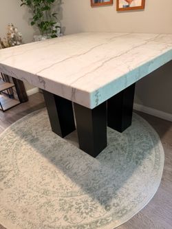 Counter height dinning room table and chairs