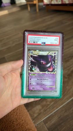 2010 POKEMON HEARTGOLD & SOULSILVER TRIUMPHANT #94 GENGAR-HOLO PSA 9