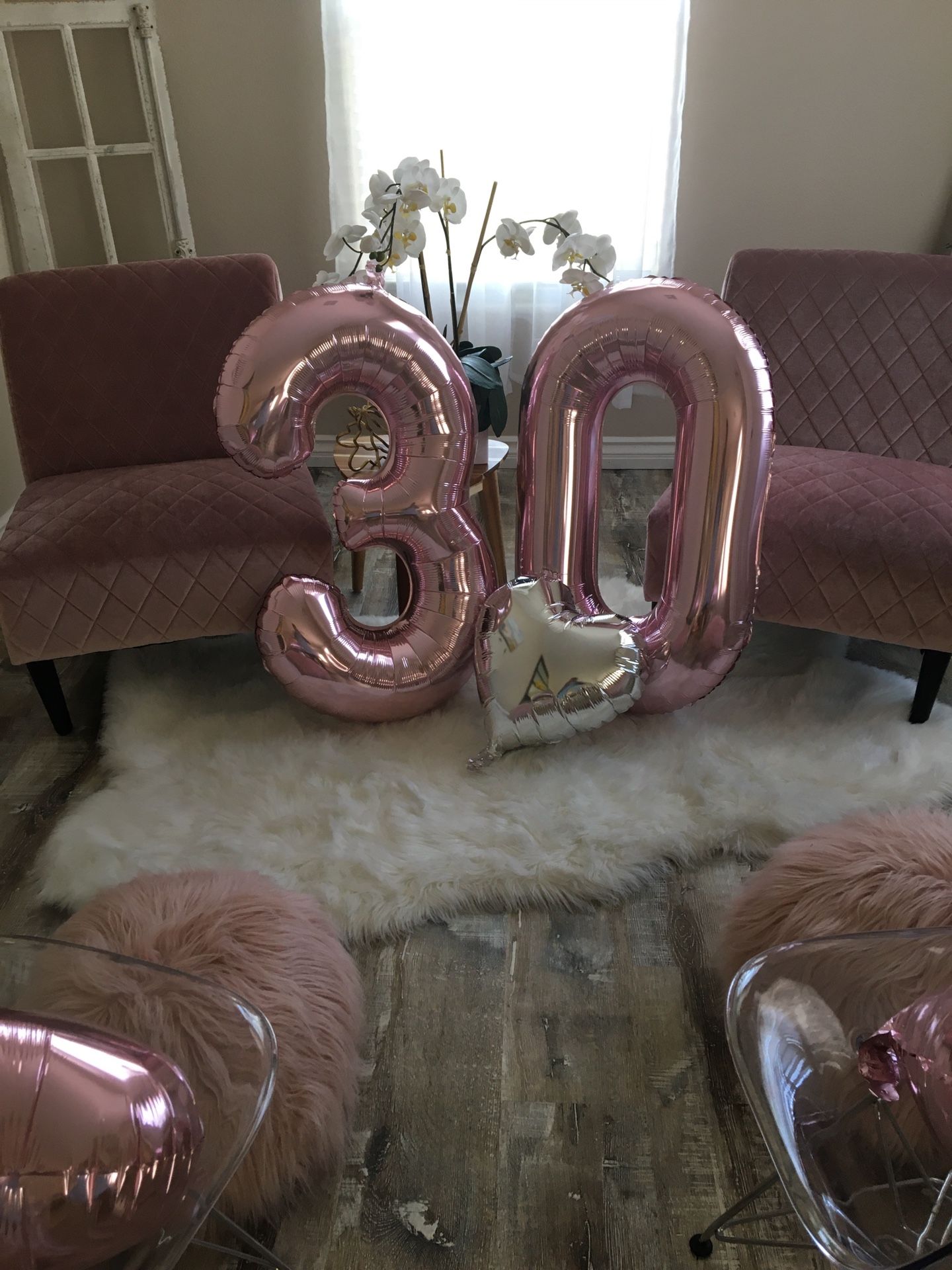 30 Birthday balloons