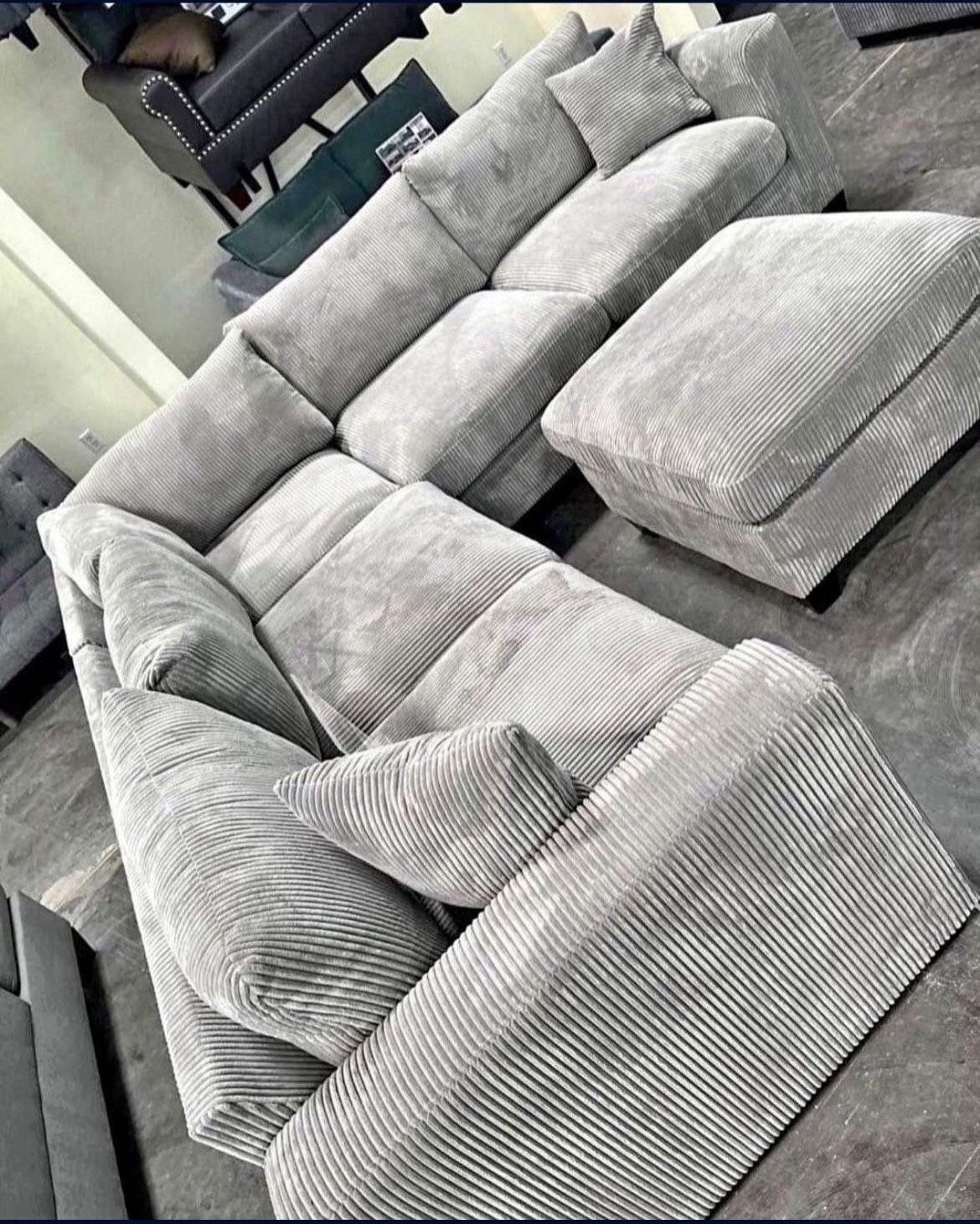 Sectional Sofa 99x99x35H