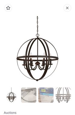 Westinghouse Stella Mira 6-Light Oil Rubbed Bronze Industrial Chandelier