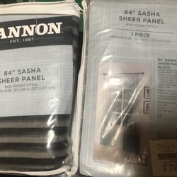 New 84” Sasha Sheer Panel 