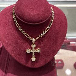 14k Gold Chain And Pendant 