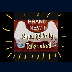 toilet stool, original "Squatty-Potty" brand! NEW & NEVER USED.
