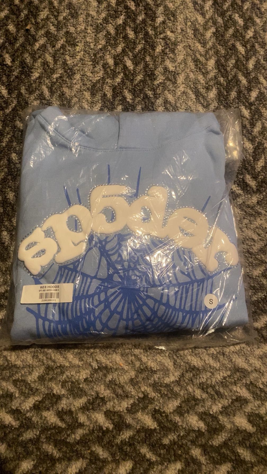 Sp5der Web Hoodie ‘Sky Blue’
