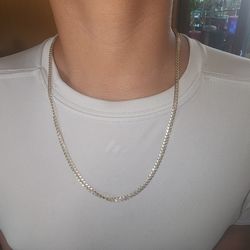 10k Diamond Cut Cubin Link  23"