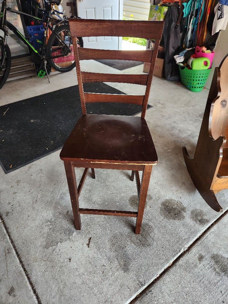 Wooden Bar Stool