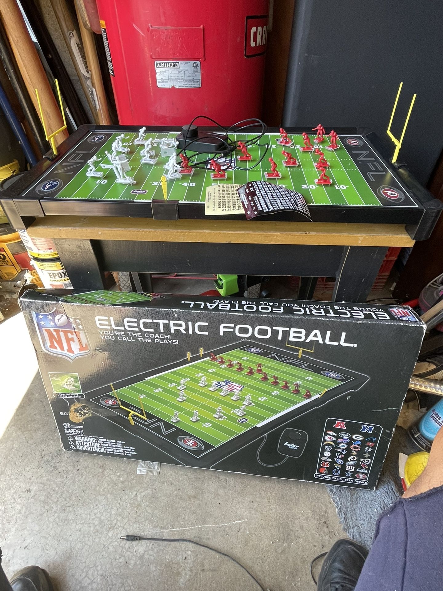 NFL electric football turbo game