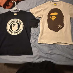 2 bape shirts give me trades or price
