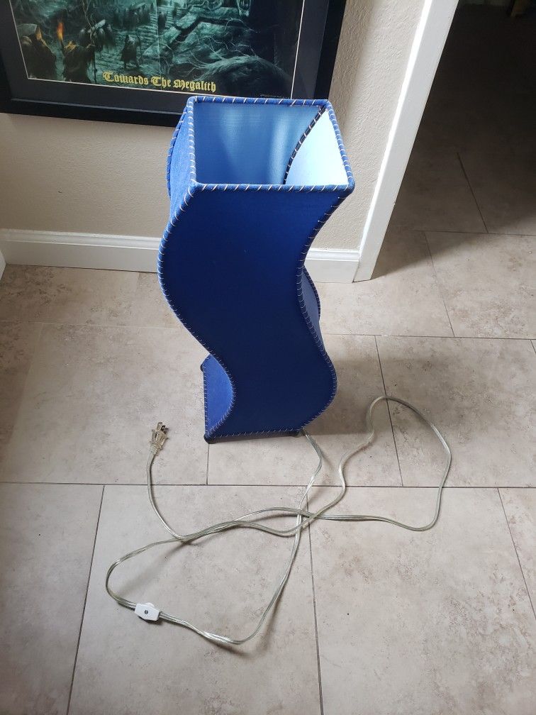 Blue 70s Lamp