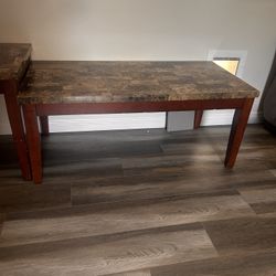 Coffee Table + End Table Set – $10