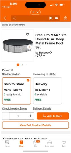 Steel Pro MAX 18 ft. Round 48 in. Deep Metal Frame Pool Set by Bestway >