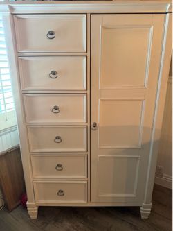 White large tall dresser