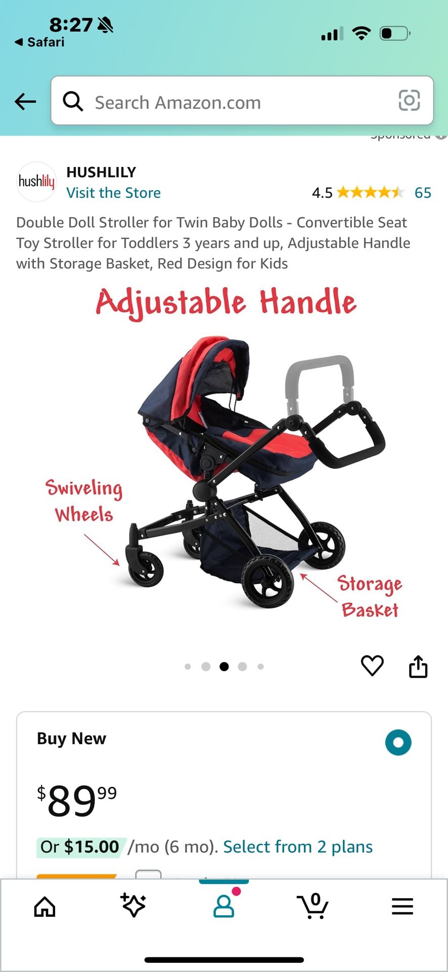 Modern Double Baby Stroller 