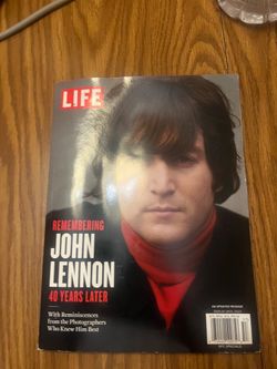 Life Magazine Remembering John Lennon 40 Years Later Magazine Has Some Water Damage Still Good