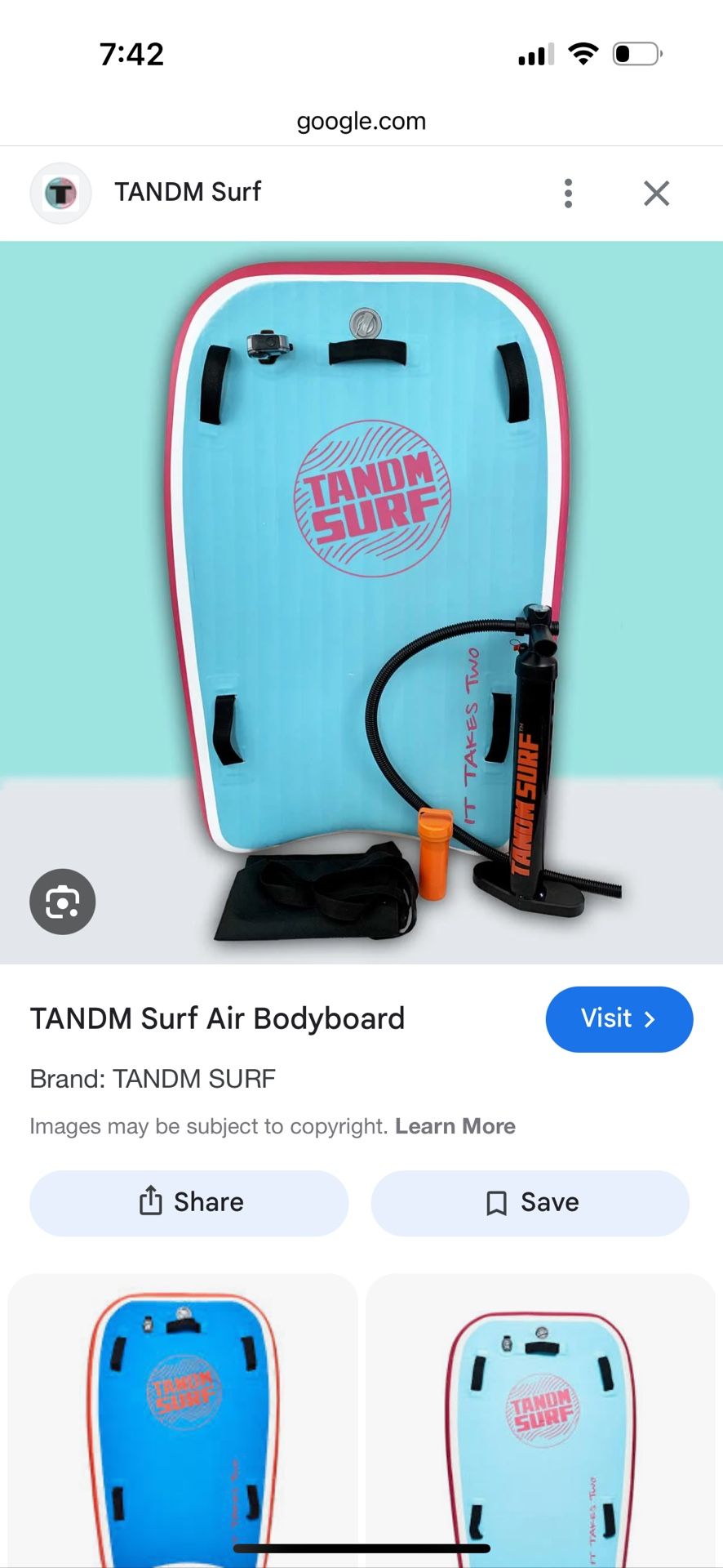 Tandem Boogie Board!