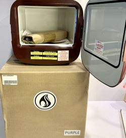 Burgundy Hot Box Heated Storage Unit – Holds 9 Cans – 10x10x10 – New In Box