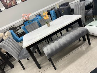 6pc Dining Set 🩶✨🩶✨🩶