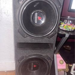 12 Inch Kenwood Subwoofers And Ported Box
