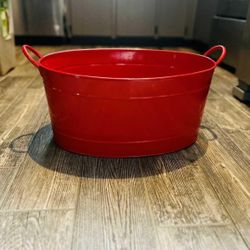 New Tablecraft Beverage Tub, 7 Gallon, Red