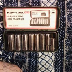 Ram Tool Deep Socket Set 